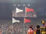 The Olympic Flags at the Opening Ceremony 